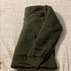 Quarter zip fleece jacket